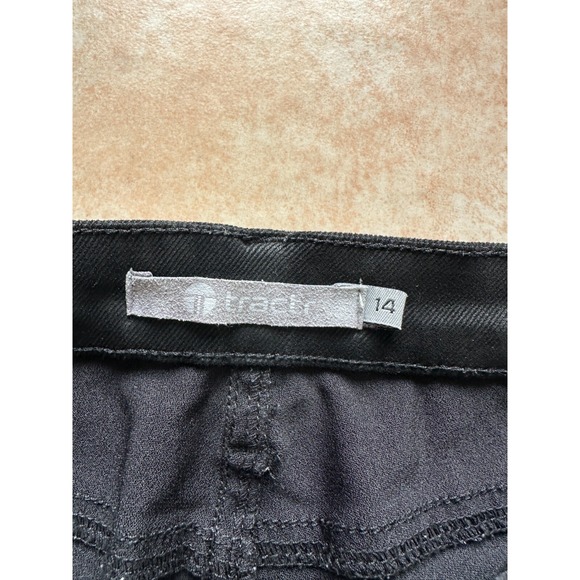 Tractr Black button‎ fly Women's Jeans size: 14 - Picture 6 of 9